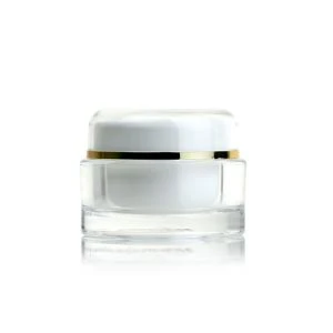 Kemasan Krim Kosong Pembungkusan Mewah 50ml Untuk Jar Kosmetik Opal Penjagaan Kulit